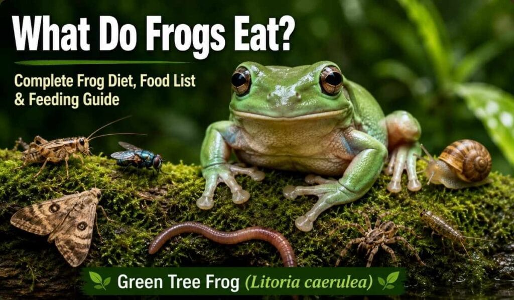 What Do Frogs Eat? (Diet, Food List & Facts Guide 2026)