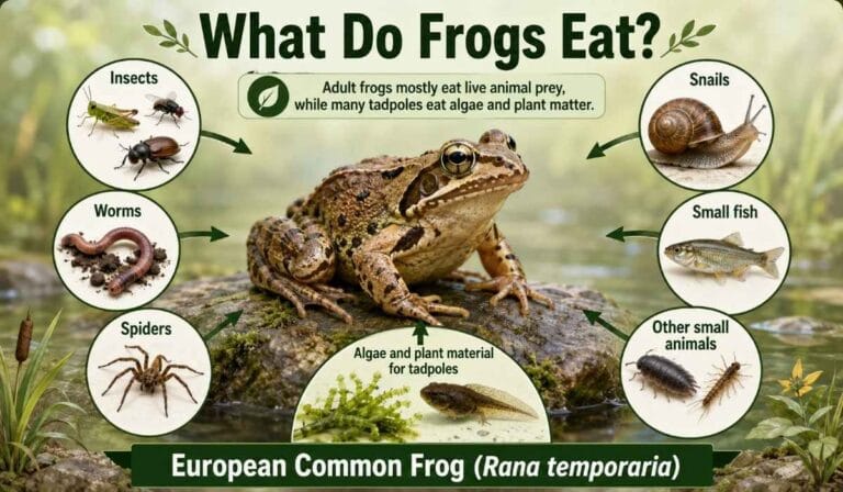 What Do Frogs Eat? (Diet, Food List & Facts Guide 2026)