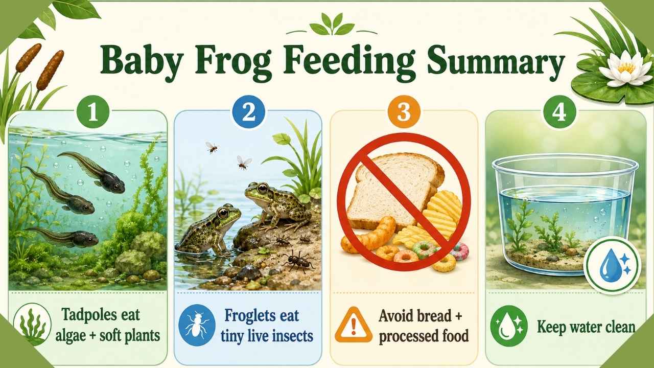 What Do Baby Frogs Eat? Feeding Guide