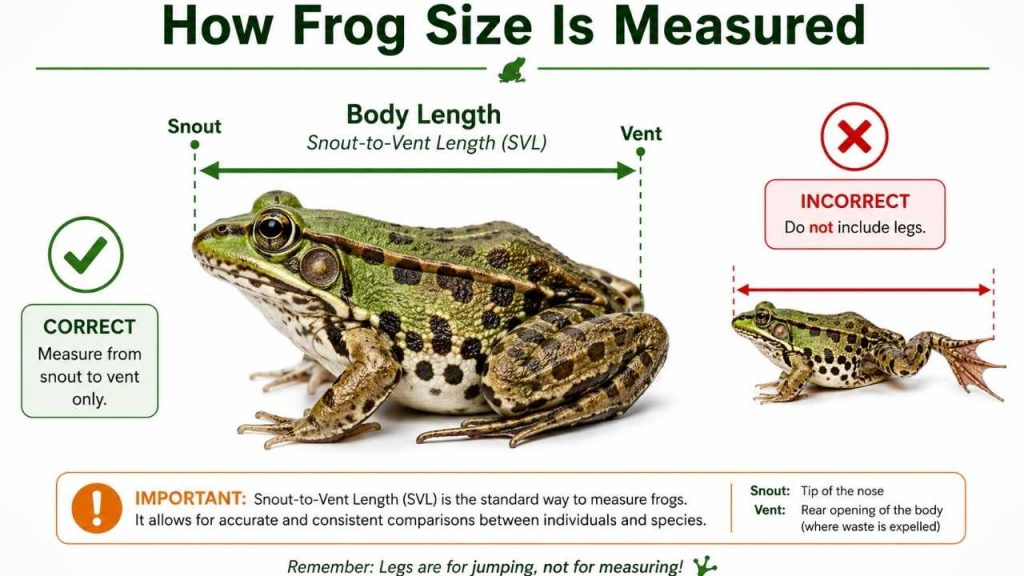 Frog Measurement How to Identify a Frog by Color, Sound, Size, and Habitat